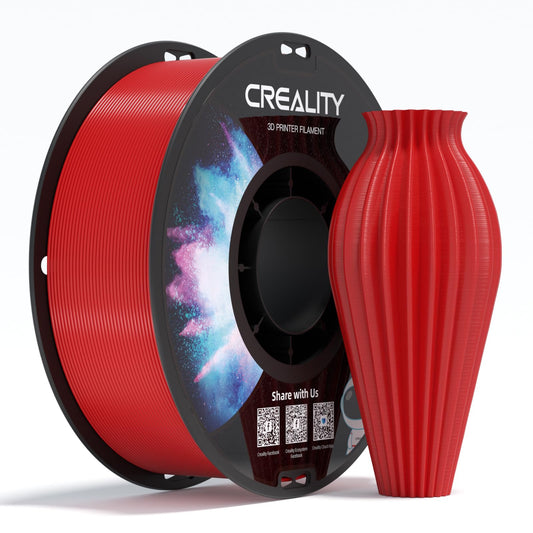 Creality PETG Filament 1.75mm, 3D Printer Filament, Excellent Toughness High Precision, Odorless Non-Toxic Moistureproof, 1kg(2.2lbs) Glossy, 1.75mm Filament for 3D Printer (Red)