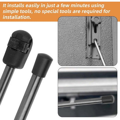 Tinoaly 2pcs 281S0001 Replacement Prop Rod, Metal Rear Tonneau Cover Lid Lift Supports for 10mm Ball-Stud Accessories for Bakflip BAK Hard Tri-Fold Pickup/Truck Bed Heavy Trailer Cover