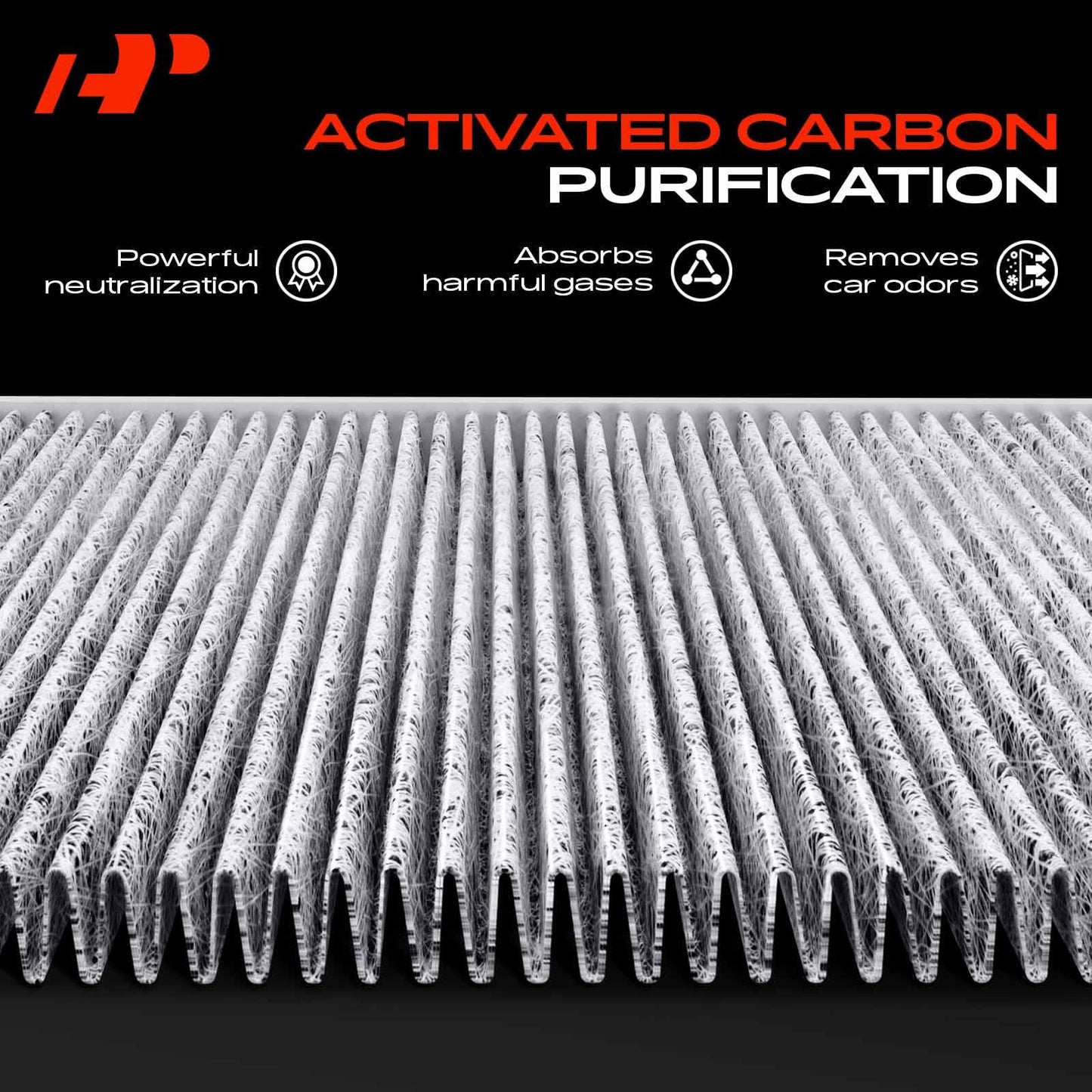 A-Premium Cabin Air Filter with Activated Carbon Compatible with Audi A4, A4 Quattro, Q5, Q7, A5 Quattro, A6 Quattro, A6 allroad, A7 Sportback, A8 Quattro, Q8, e-tron S, S4 & Porsche Cayenne, Macan