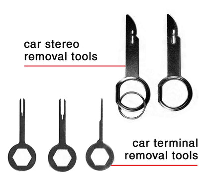 VViViD Auto Trim Panel Removal Tool Kit with Trim Clip Plier Set Car Door Dashboard Wire Terminal and Stereo Removal Instruments 19Pcs Pry Tools in Carry Bag
