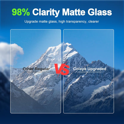 Coleya Anti-Glare Matte 2021-2026 F150 Screen Protector, for Ford F-150 (STX/XLT/Lariat/Tremor/King Ranch/Platinum/Limited/Raptor),9H Tempered Glass 2025 F150 Truck Accessories HD&Anti-Fingerprint 12"