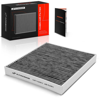 A-Premium Cabin Air Filte with Activated Carbon - Compatible with Audi & Volkswagen Models - A3, A3 Quattro, Q3, S3, TT Quattro, Jetta, Golf, Tiguan, Atlas, GTI