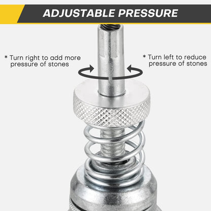 Acymner Engine Cylinder Hone Tool | 5 to 17.7cm Diameter Adjustable Deglazer with Extra 3PCS 3" Long Stones 220 Grit