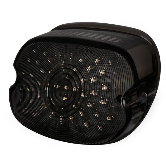 MOVOTOR Smoked LED Tail lights LED Brake Turn Signal Lights for Sportster FLST Electra Glides Road Glides 2002-2010 Dynas License Plate Light