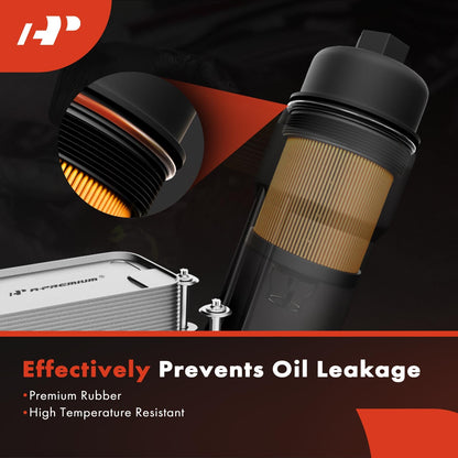 A-Premium 4-PC 10K Miles Protection Oil Filter Compatible with Toyota RAV4, Tacoma, Highlander, Sienna, Venza & Lexus RX350/450h/450hL, ES300h/350, IS200T/250/300/350, NX200T & Lotus Evora & for Scion