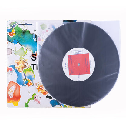 10 Inches Vinyl Record Inner Sleeves Anti Static Plastic Round Bottom Protective Sleeves for LP Vinyl Record Translucent (50)