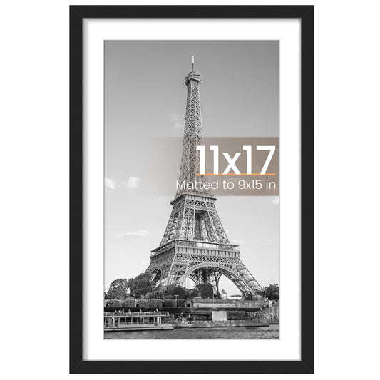 upsimples 11x17 Picture Frame Set of 1, for Prints and Photos