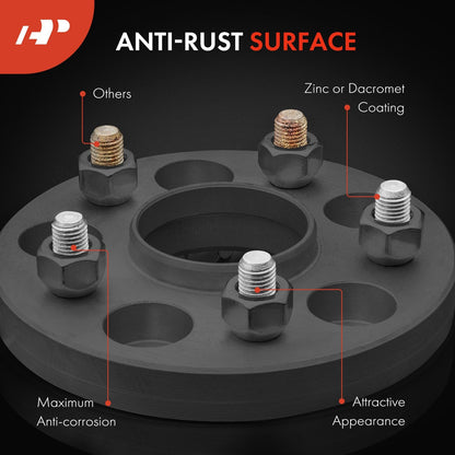 A-Premium M14-1.50 Wheel Studs Compatible with Volkswagen Jetta Passat CC Golf Tiguan Beetle Audi A3 A4 A5 A6 A7 Quattro A8 Front or Rear Side 5-PC Set