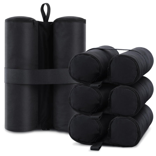Canopy Weight, Ohuhu 4 Pack Tent Weights 112LBS Sand Bags Canopy Weights Bag for Instant Pop Up Outdoor Sun Shelter Canopy Beach Tent Legs Only Sandbang Without Sand