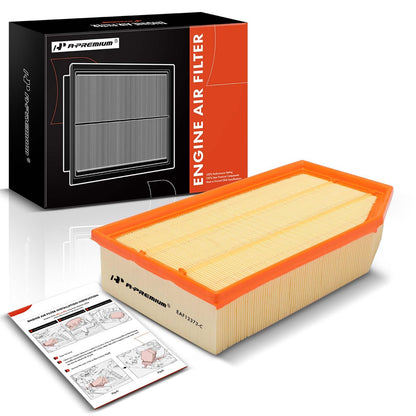 A-Premium Front Engine Air Filter Compatible with Jeep JL Series Wrangler 2018-2023, JT Series Gladiator 2020-2023, 2.0L 3.6L, Replace# XA11675
