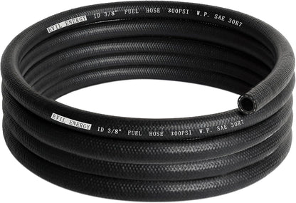 Evil ENERGY 3/8 Fuel Hose Line NBR Rubber 30R7 10FT 300PSI