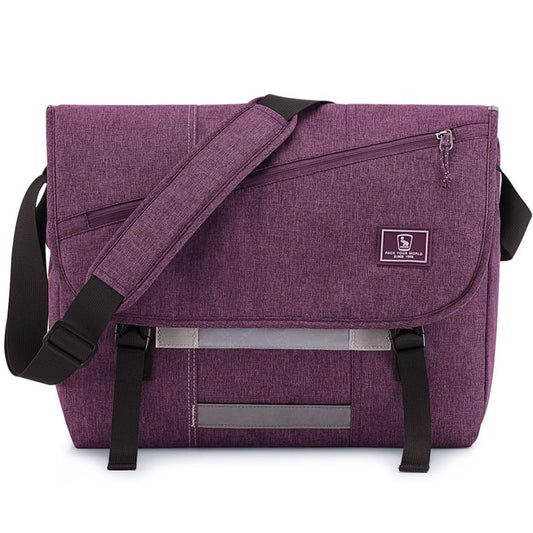 OIWAS Messenger Bag - 14 Inch Messenger Bags Men, Messenger Bag for Women, Lightweight Water Resistant Computer Bag, College Book Bag