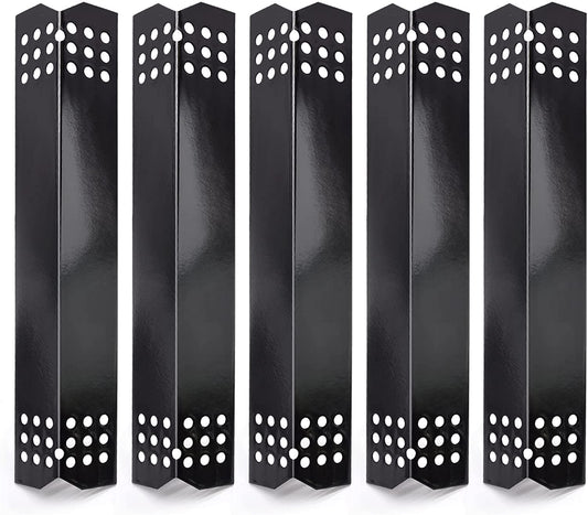 Criditpid Barbecue Heat Shield Replacement for Nexgrill 720-0882A 720-0896 720-0830H 720-0783E, Grillmaster 720-0697 720-0737, Members Mark 720-0830F, Porcelain Steel Burner Cover.(5 Pack)