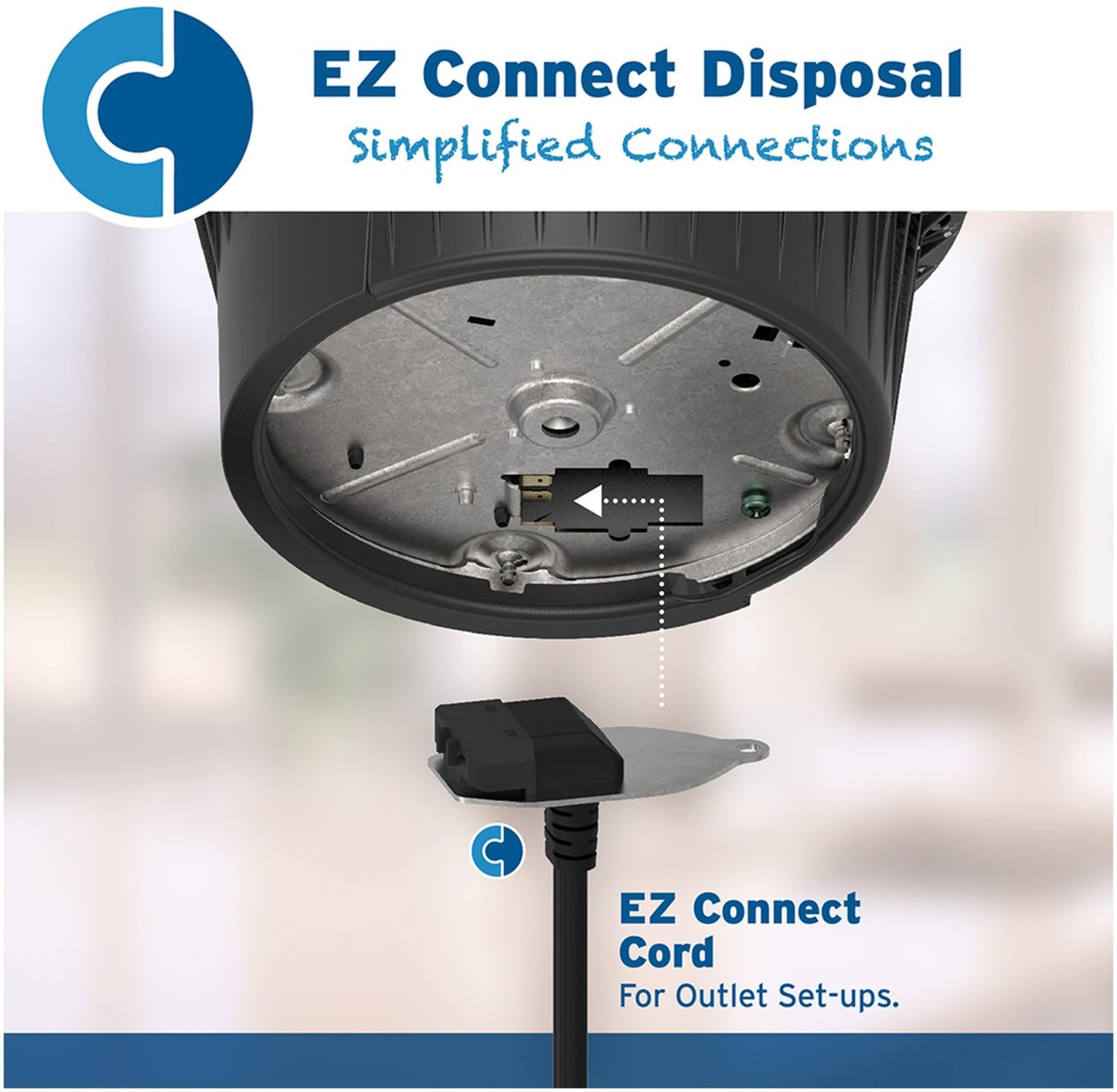 InSinkErator Garbage Disposal EZ Connect Power Cord for EZ Connect Garburators