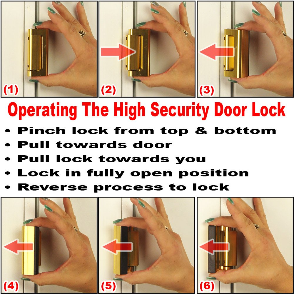 Prime-Line Products U 11126 Door Blocker Entry Door Stop, Bronze Anodize Finish