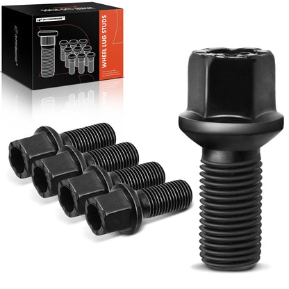 A-Premium M14-1.50 Wheel Studs Compatible with Volkswagen Jetta Passat CC Golf Tiguan Beetle Audi A3 A4 A5 A6 A7 Quattro A8 Front or Rear Side 5-PC Set