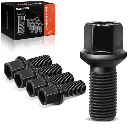 A-Premium M14-1.50 Wheel Studs Compatible with Volkswagen Jetta Passat CC Golf Tiguan Beetle Audi A3 A4 A5 A6 A7 Quattro A8 Front or Rear Side 5-PC Set