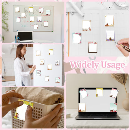 LIUBUJINGYING 24 PCS Horse Sticky Notes with Pen Cute Memo Notes Black Ink Ballpoint Pens Horse Lover Animal Lover Gifts,Teacher Appreciation Gifts Back to School Pens Small Bussiness Supplies