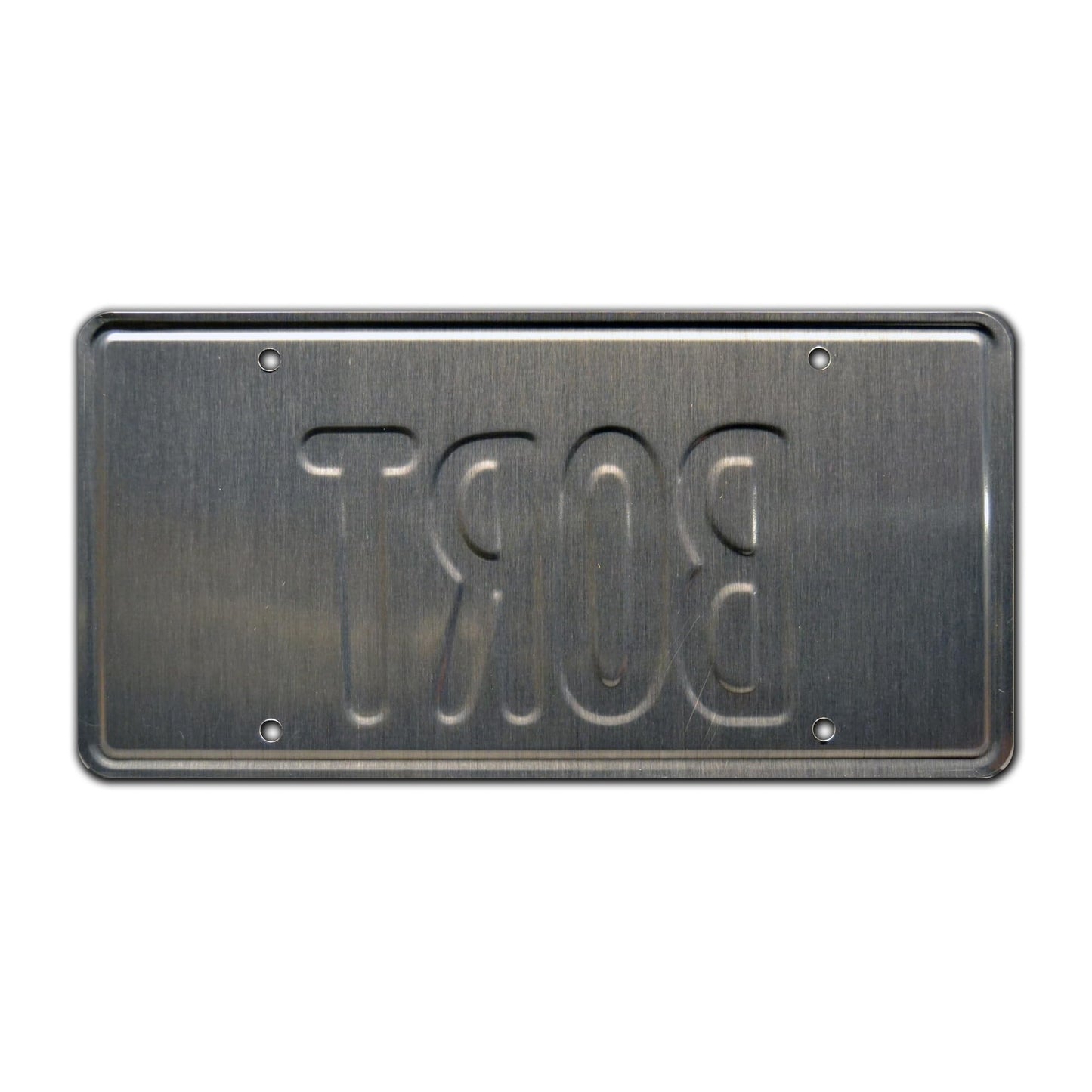 The Simpsons | BORT | Metal Stamped License Plate