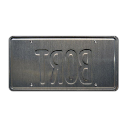 The Simpsons | BORT | Metal Stamped License Plate