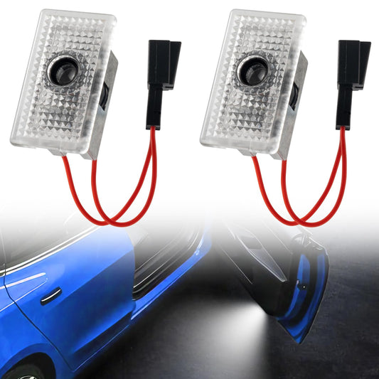Avsty Puddle Lights for Tesla Model Y 3 X S, Upgraded No Fade Tesla Door Logo Lights (2 Pack)