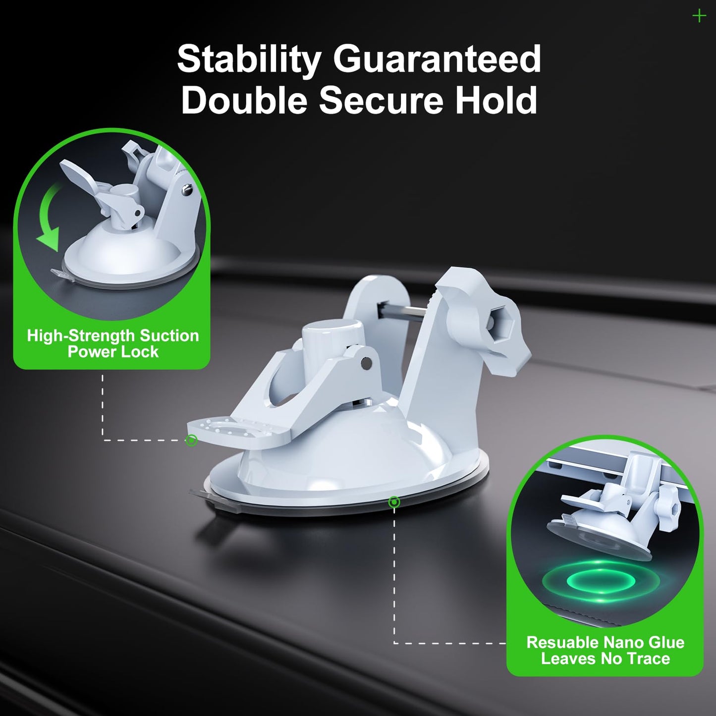 for Starlink Mini Car Mount for Dashboard,for Starlink Mini Mounting Kit Accessories for Car,Linkoostar Car Suction Cup Mount for Dashboard & Windshield Ensures Stable Setup While Driving