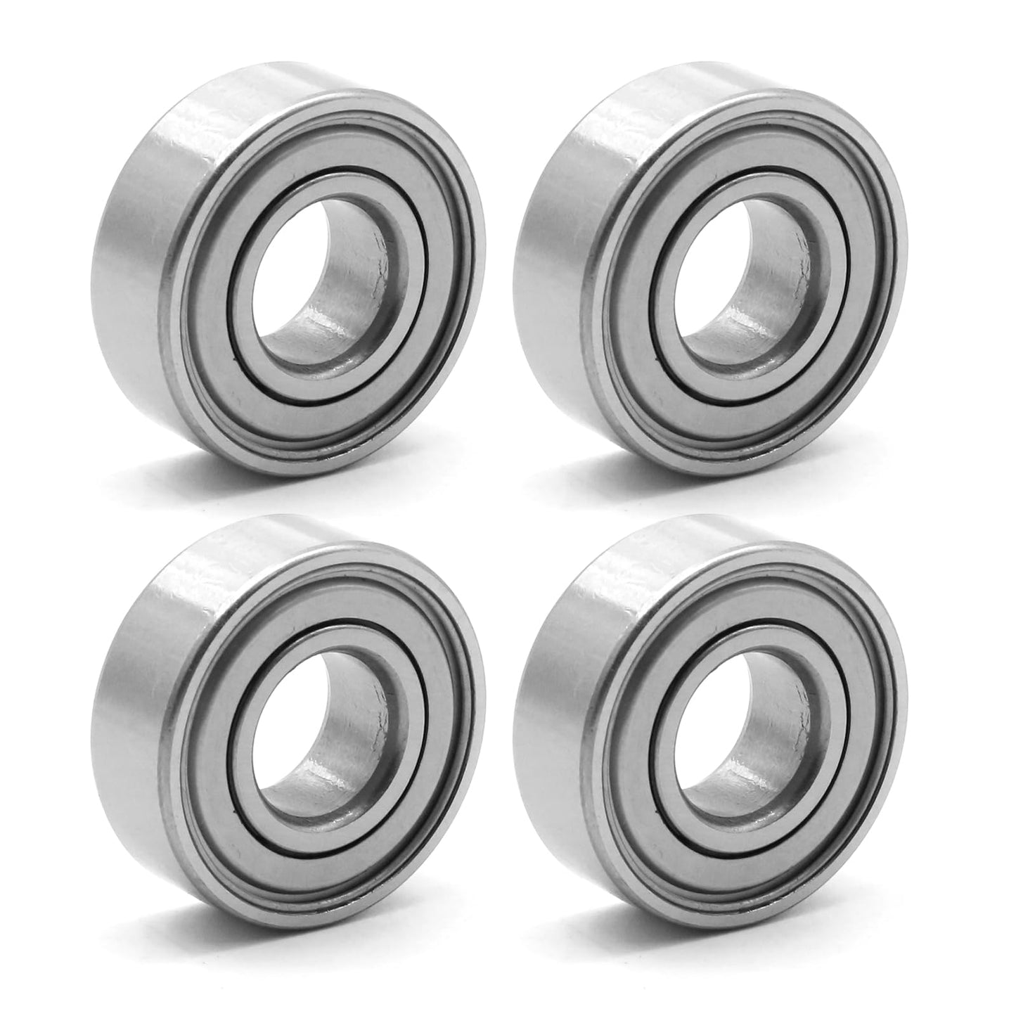 Newnessai 4Pcs Z9504-2RST Spindle Ball Bearing, Replacement for Motorcycles Go-Kart ATVs Snowmobiles Lawn Mowers, Replaces 204BBAR, P204RR6, JD9239