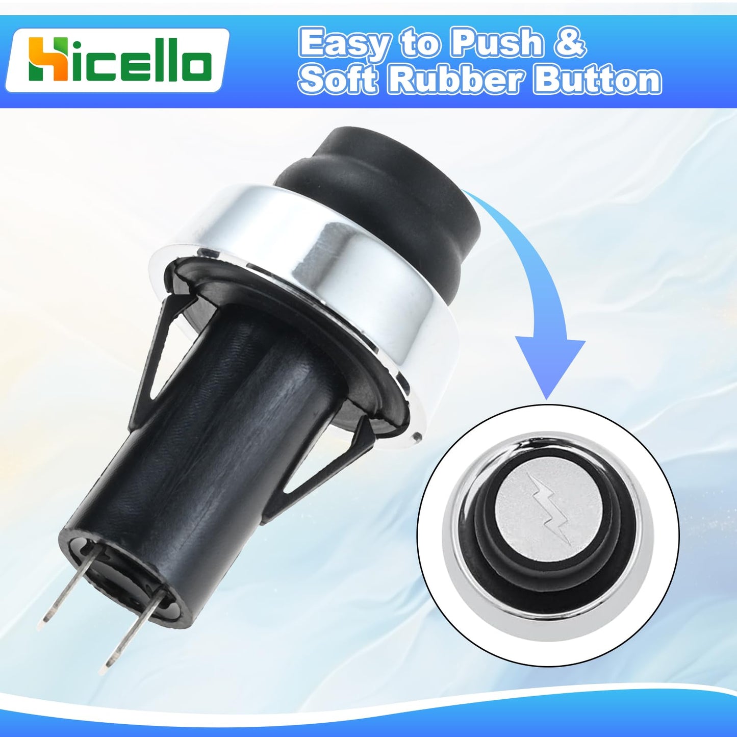 66220 Igniter Button Switch & 66354 Grill Igniter Replacement for Weber Igniter Genesis II 300 Series GS4 II E-310 II S-310 II E-315 II S-315 LX S-340 II E-410 II S-410 1853-02