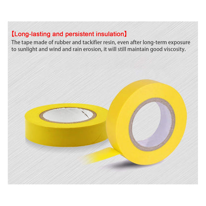 Maveek 9 Roll Multicolor Electrical Tape, 0.67 Inch 65.62 Feet Utility PVC Insulation Tape Adhesive Duct Tapes, Work Great for Waterproof, Flame Retardant, Cold Resistance and Non-Conductive 9 Color