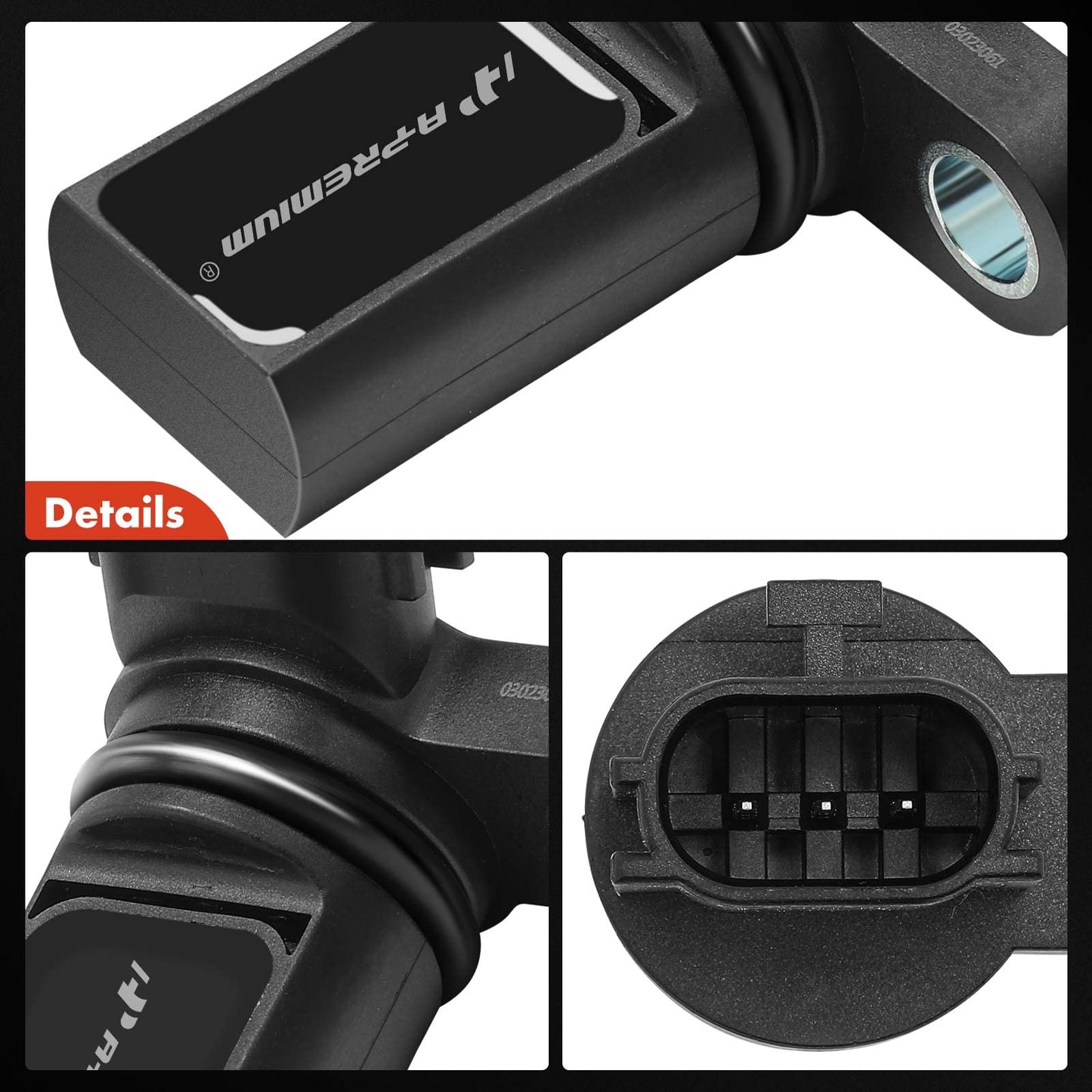 A-Premium Camshaft Position Sensor Left & Right - Compatible with Nissan, Infiniti Vehicles - 3.5L, 4.0L - Altima, Maxima, Murano, Quest, 350Z, Frontier, Pathfinder, Xterra, FX35, G35, M35 - Set of 2