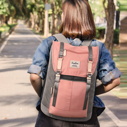 Laptop Backpack 17" Women School Backpack for Teen Girls,College Student Bags with USB Port for Work Gym and Travel,for Nurse and Teacher