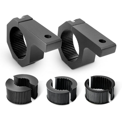 Nilight LED Light Bar Mounting Bracket Kit LED Off-Road Light Horizontal Bar Tube Clamp Roof Roll Cage Holder,2 Years Warranty