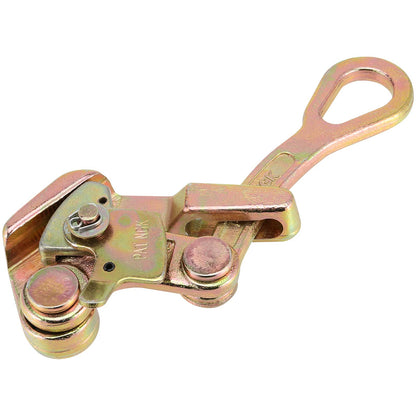 JEUIHAU Cable Grip Puller,Heavy Duty Wire Rope Grip, Wire Gripper for Steel Wire Ropes, Cables, Iron Wires, Cable Size Range 1/10-2/3 Inch, 2204 Lbs Capacity,1 Ton