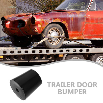 iplusmile Trailer Door Bumper 1.96In Rubber Ramp Stop with Isolation Washers for Truck Cargo Trailer Door Protection 4-Pack Durable Cone-Shaped Ramp Accessory