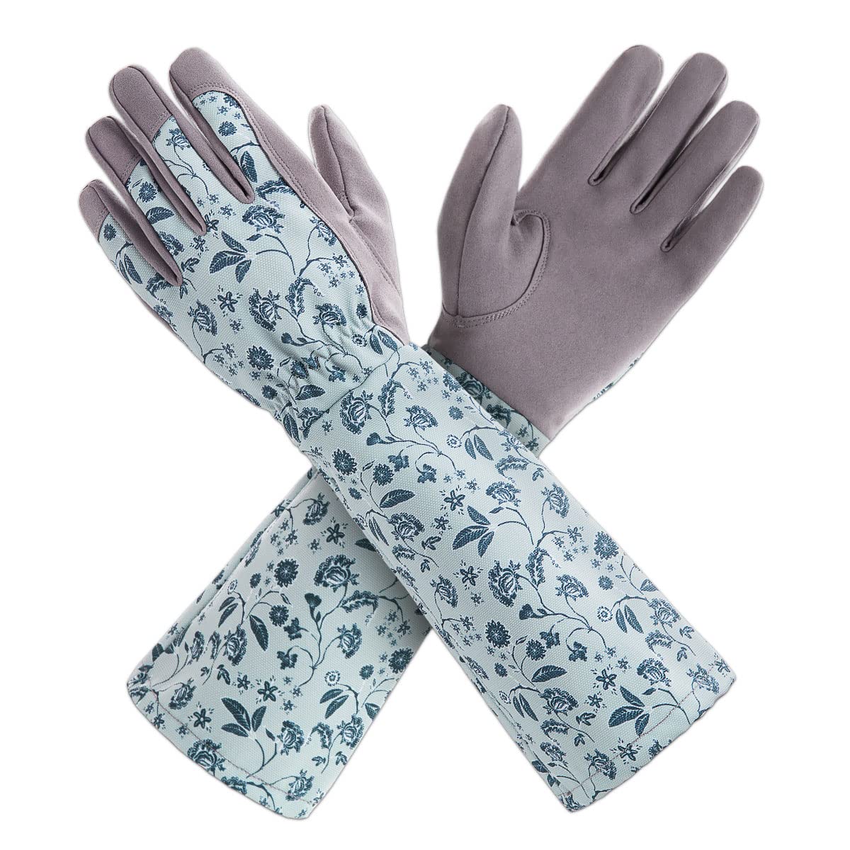 KAYGO Gardening Gloves for Women Long Sleeve, Light Protective Gloves for Yard and Outdoor Work, Best Garden Gifts for Gardener, Medium