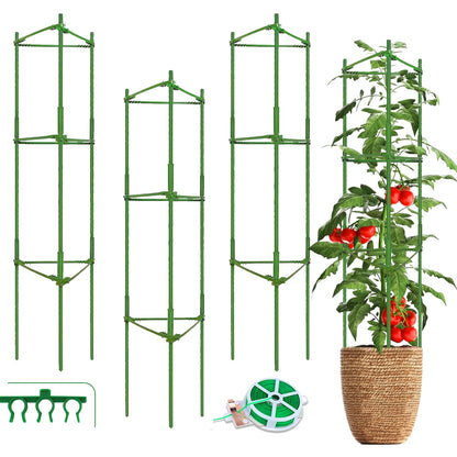 Fabulas Tomato Cages - Garden Plant Stakes Support 3Pack48