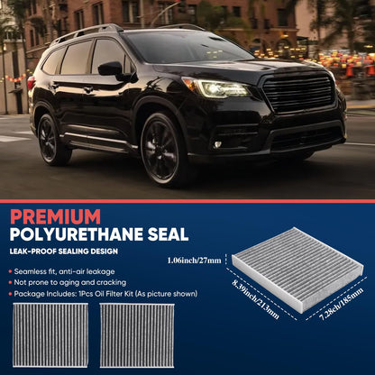 CF12436 Cabin Air Filter, Cabin Air Filter Compatible with Subaru 2019-2025 Ascent 2018-2024 Crosstrek 2017-2023 Impreza 2020-2025 Legacy 2020-2025 Outback