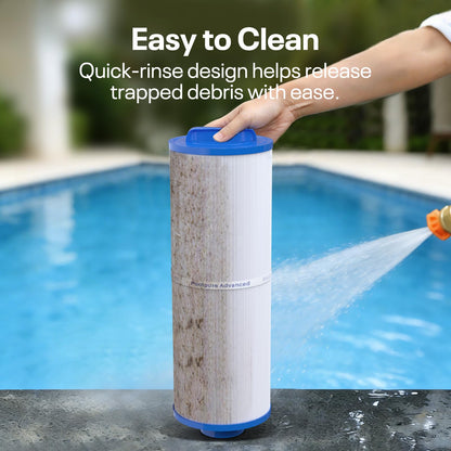 POOLPURE 4CH-949 Spa Filter Replaces Pleatco PWW50L, fil50-5d13h15fct-3, Filbur FC-0172, SD-01143, 817-4050, Rising Dragon 50, Waterway Teleweir 50 sqft Filter Cartridge (1 Pack)