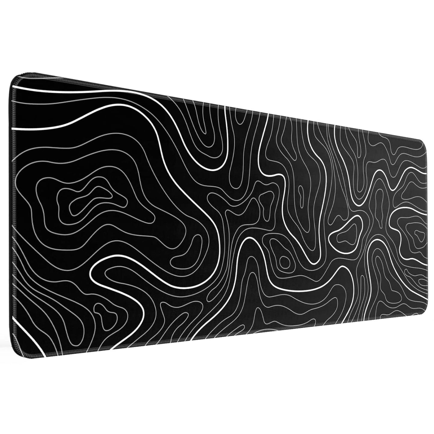 Mouse Pad, Large Mouse Pad Gaming 90 X 40CM(35.43X15.74Inches) Mousepad Big Desk Mat with Non-Slip Rubber Base Keyboard Pad for Gaming and Office-Black