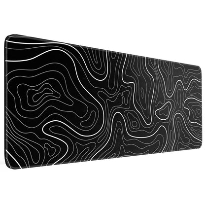 Mouse Pad, Large Mouse Pad Gaming 90 X 40CM(35.43X15.74Inches) Mousepad Big Desk Mat with Non-Slip Rubber Base Keyboard Pad for Gaming and Office-Black