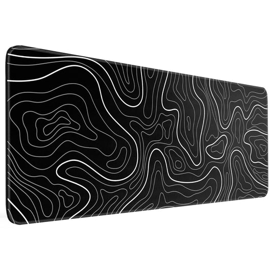 Mouse Pad, Large Mouse Pad Gaming 90 X 40CM(35.43X15.74Inches) Mousepad Big Desk Mat with Non-Slip Rubber Base Keyboard Pad for Gaming and Office-Black