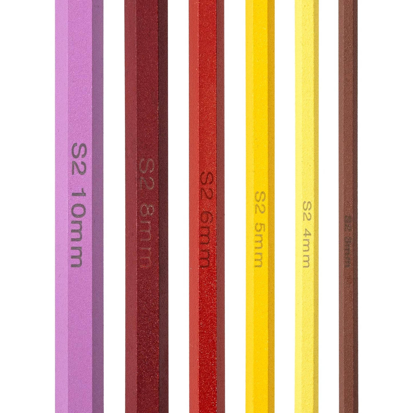 9PC Metric Ball-End Hex Key Set (1.5-10mm), Color-Coded Anti-Slip Wrenches for Machinery & Vehicle Repair