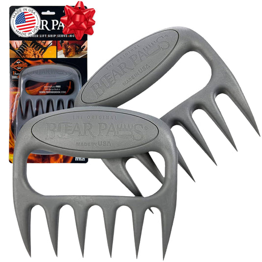 The Original Bear Paws Shredder Claws - Easily Lift, Handle, Shred, and Cut Meats - Essential for BBQ Pros - Ultra-Sharp
