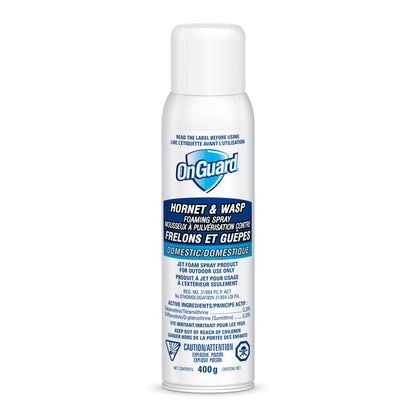 OnGuard Hornet & Wasp Foaming Spray 400g | Control of Exposed Nests of Wasps, Yellowjackets, and Hornets | Ready to Use
