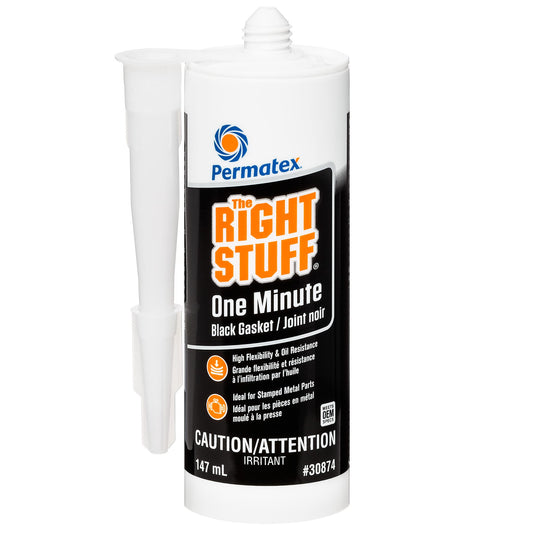 Permatex 30874 The Right Stuff Black Instant Gasket Maker, 147ml