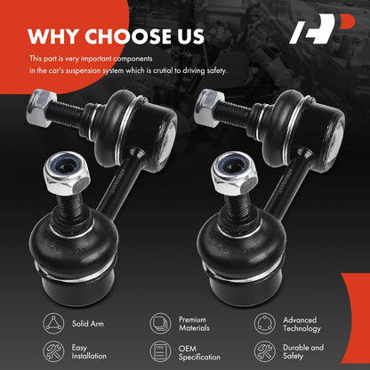 A-Premium 2 x Rear Sway Bar Links Stabilizer Bar Links, Compatible with Honda CR-V 2007-2017