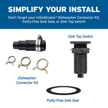 InSinkErator Garbage Disposal EZ Connect Power Cord for EZ Connect Garburators