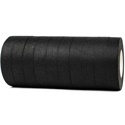 WELSTIK Wiring Harness Tape 19mm*15m 10 Pack, Total 150m- Premium Fabric Electrica Tape for Car Automotive Heat Resistant, Excellent Noise Suppression and Cable