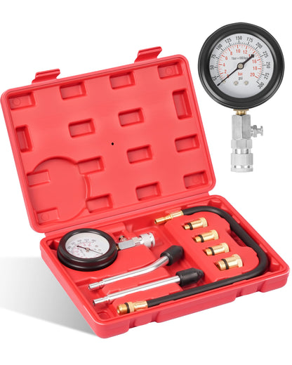 DAYUAN Professional Petrol Engine Compression Tester Kit Set for Automotives and Motorcycles