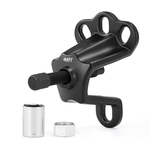 Orion Motor Tech Front Wheel Hub Puller Flange Type Tool for 3-3/4 to 4-1/2 Inch IDs, Universal Hub and Axle Puller with 5/8"-18 Forcing Bolt and Sleeve, FWD Hub Installer and Remover Tool with Socket